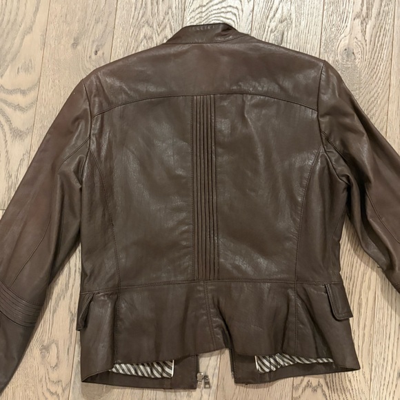 Danier Brown Leather Jacket - Picture 7 of 7